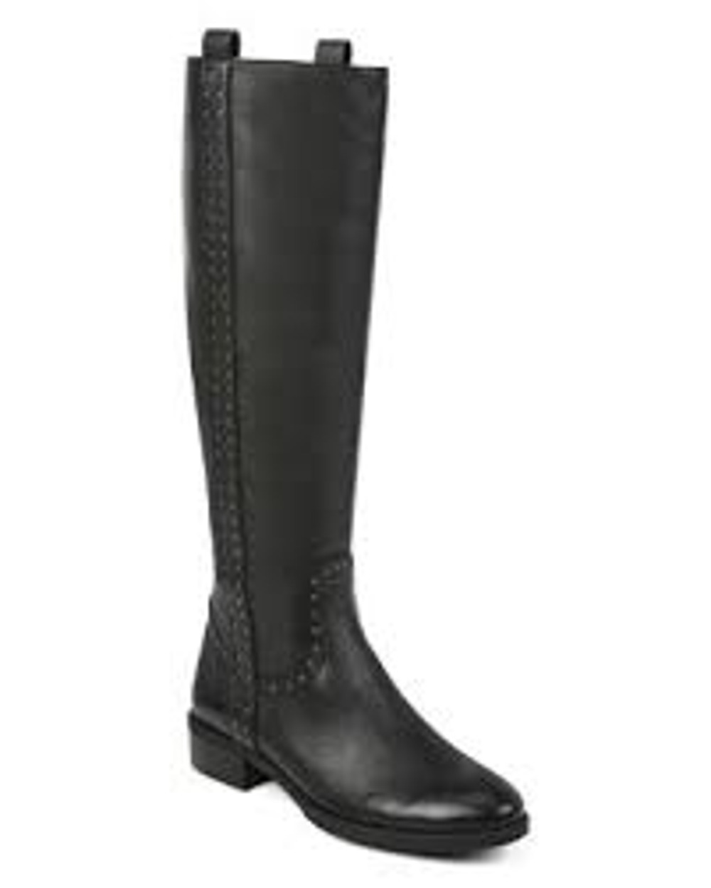 Sam Edelman Womens Prina 2 Knee High Boots 9.5 M WIDE CALF Black Leather NWOB